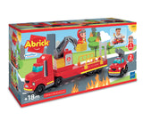 Ecoiffier - Abrick - Fire Truck Construction Set