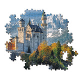 CLEMENTONI - Puzzle - Neuschwanstein Castle - High Quality Collection - 500 Pieces - Age: 10-99