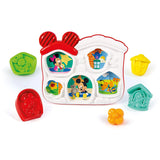 Clementoni - Disney Baby Mickey Mouse & Minnie Mouse Shape Sorter House- Mod: CLM17266