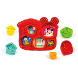 Clementoni - Disney Baby Mickey Mouse & Minnie Mouse Shape Sorter House- Mod: CLM17266