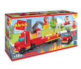 Ecoiffier - Abrick - Fire Truck Construction Set