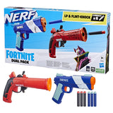 HASBRO - Nerf Fortnite LP & Flint-Knock Dual Pack Foam Blaster & Bullets