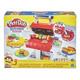 Play-Doh Kitchen Creations Grill 'n Stamp Playset for Kids 3 Years and Up with 6 Non-Toxic Colors