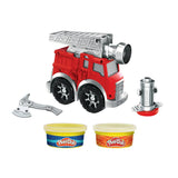 Play-Doh Wheels Fire Engine Playset with 2 Cans of Non-Toxic Modeling Compound - Mod: HSBF06495L0