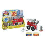 Play-Doh Wheels Fire Engine Playset with 2 Cans of Non-Toxic Modeling Compound - Mod: HSBF06495L0