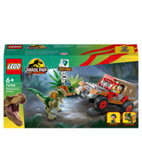 LEGO 76958 Jurassic Park Dilophosaurus Ambush Dinosaur Toy for Boys, Girls, Kids 6 Plus Years Old, with Dino Figure and Jeep Car Toy, 30th Anniversary Collection Set