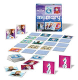 Ravensburger disney frozen memory game - matching picture snap pairs for kids age 3 years up - educational todder toy multicolor 20890