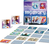 Ravensburger disney frozen memory game - matching picture snap pairs for kids age 3 years up - educational todder toy multicolor 20890