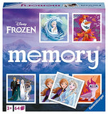 Ravensburger disney frozen memory game - matching picture snap pairs for kids age 3 years up - educational todder toy multicolor 20890